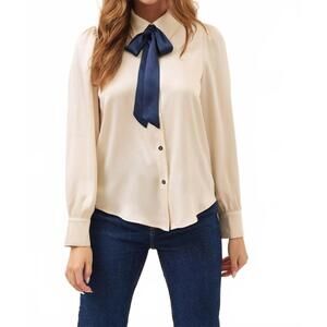 NEW RIVIR all tied up top in ivory